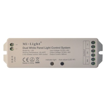 Controler inteligent 2.4GHz Wireless RF pentru Panou LED Alb Variabil Mi-Light 2 Canale Controler inteligent 2.4GHz Wireless RF pentru Panou LED Alb Variabil Mi-Light 2 Canale