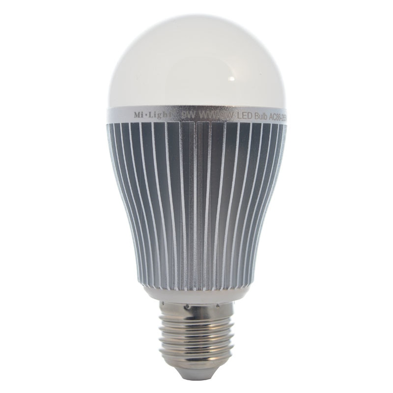 Bec LED inteligent Mi-Light 2.4GHz Wireless RF 9W Alb Variabil E27