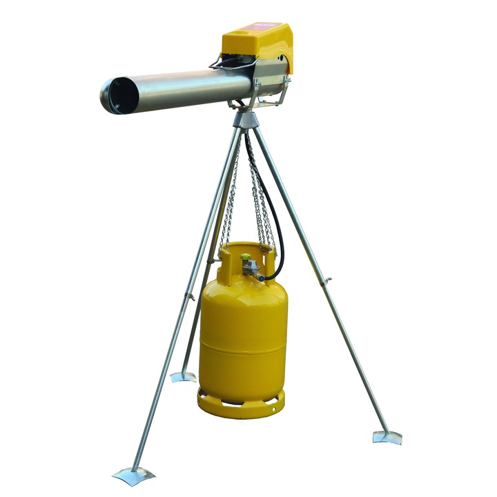 ZON Mark 4 Mechanikus madárijesztő gázágyú forgó állvánnyal