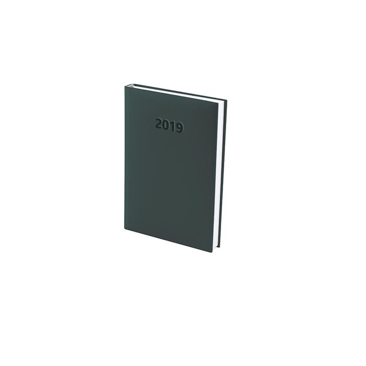 Бележник с дати Spree 14х20 книговинил Тъмнозелен, 168 л.
