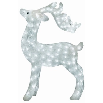 Ren decorativ din acril, 200 LED-uri alb rece, IP44, 50x73 cm Ren decorativ din acril, 200 LED-uri alb rece, IP44, 50x73 cm