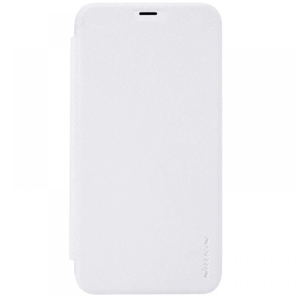 Husa Iphone XS Nillkin Sparkle Tip Carte Alb