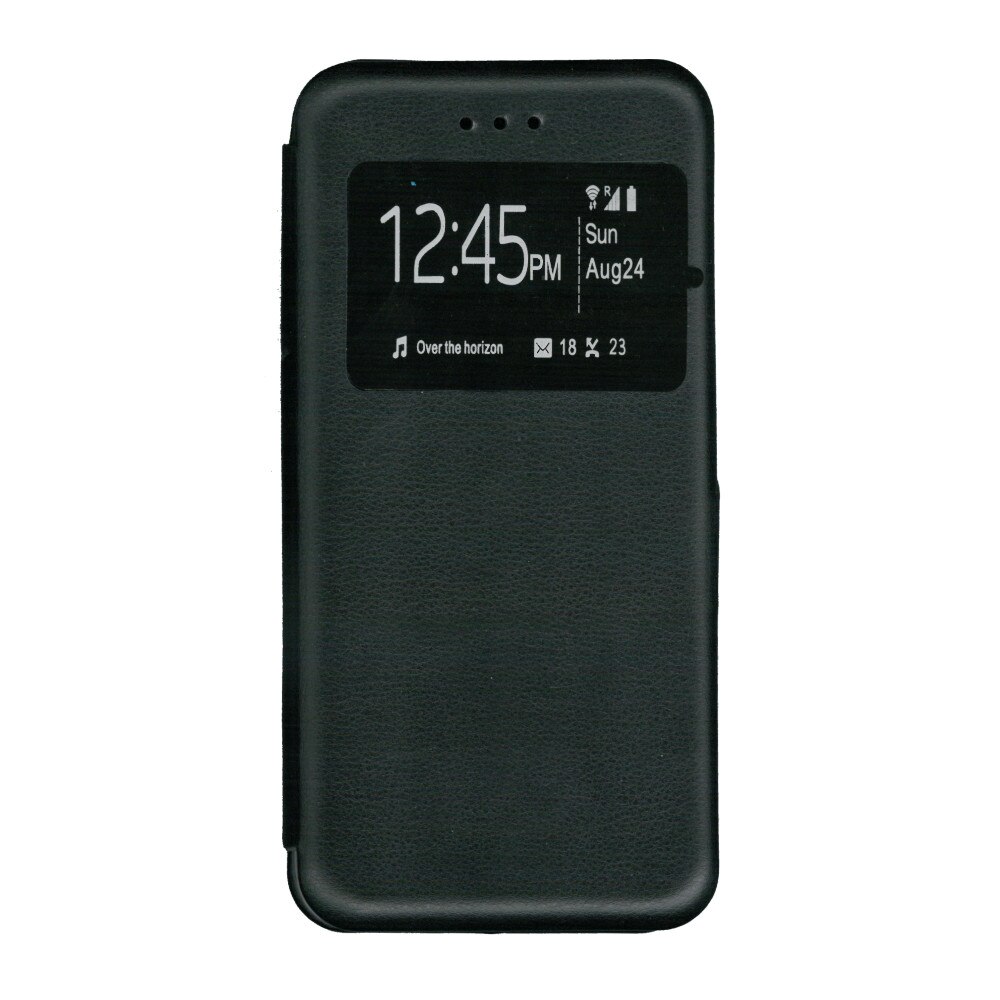 Husa de protectie tip carte, s-view, EuroCELL 360 de grade, pentru iPhone X, negru