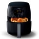 Friteuza cu aer cald Philips Airfryer XXL HD9650/90, capacitate 7.3 L, tehnologie Twin TurboStar, Tehnologie Rapid Air, QuickClean, display digital, Afisaj digital cu 5 programe de gatit presetate, negru