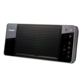 Aeroterma de perete cu rezistenta ceramica DOMO DO7341H 2000W, IP21,Telecomanda, Timer, Termostat, Display digital LED Aeroterma de perete cu rezistenta ceramica DOMO DO7341H 2000W, IP21,Telecomanda, Timer, Termostat, Display digital LED