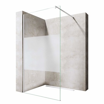 Perete dus Walk-In, 160cm, sticla securizata 8 mm, Lotus Efect, EGO-01MS Perete dus Walk-In, 160cm, sticla securizata 8 mm, Lotus Efect, EGO-01MS