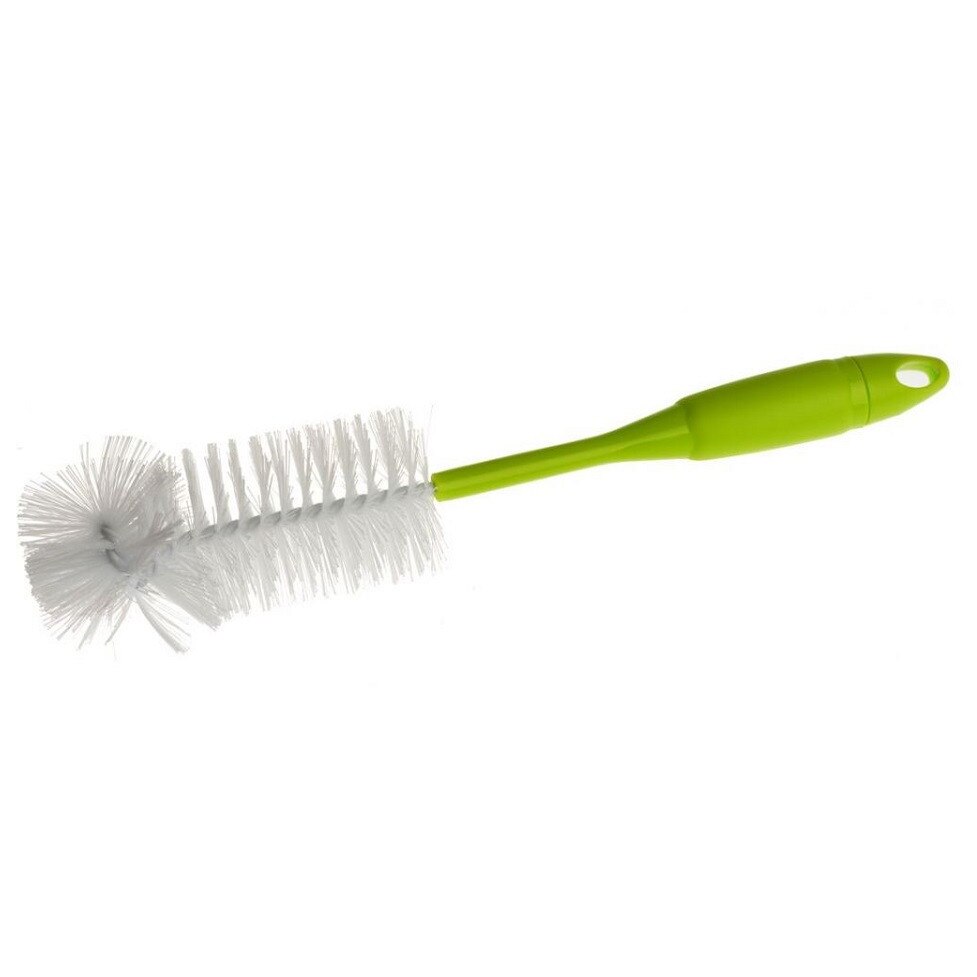 Perie pentru biberoane si tetine, verde, Akuku