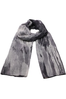 Esarfa pentru femei, din poliester subtire, sezon cald, cu print abstract, Adria Li026-1 Negru Esarfa pentru femei, din poliester subtire, sezon cald, cu print abstract, Adria Li026-1 Negru