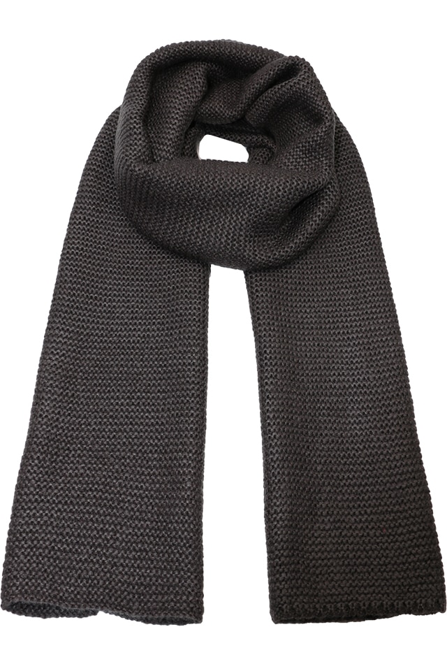 Fular pentru femei, tricotat din poliester, supradimensionat, sezon rece, Adina ZR-12-10 Gri inchis