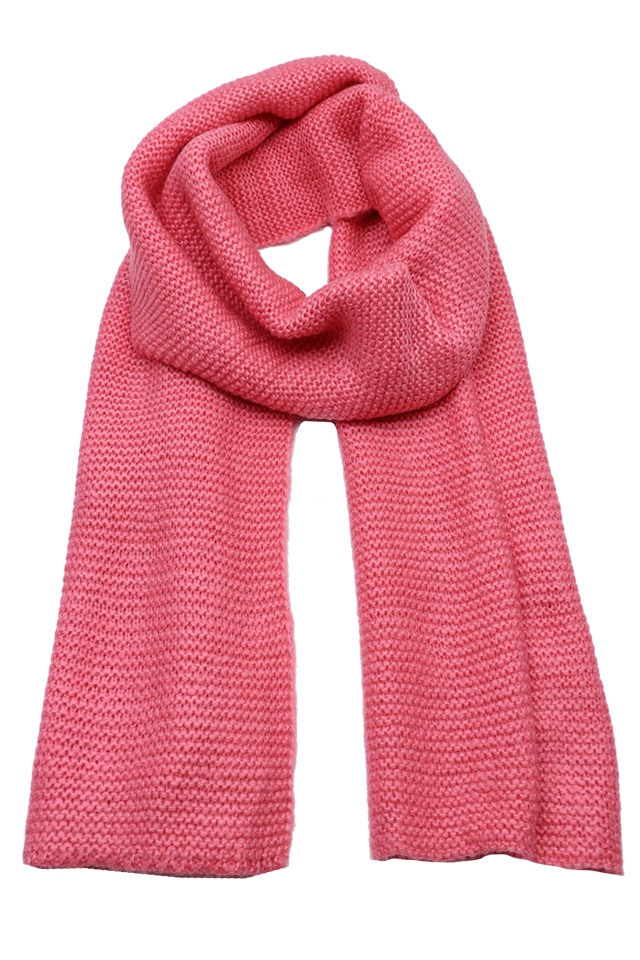 Fular pentru femei, tricotat din poliester, supradimensionat, sezon rece, Adina ZR-12-11 Roz