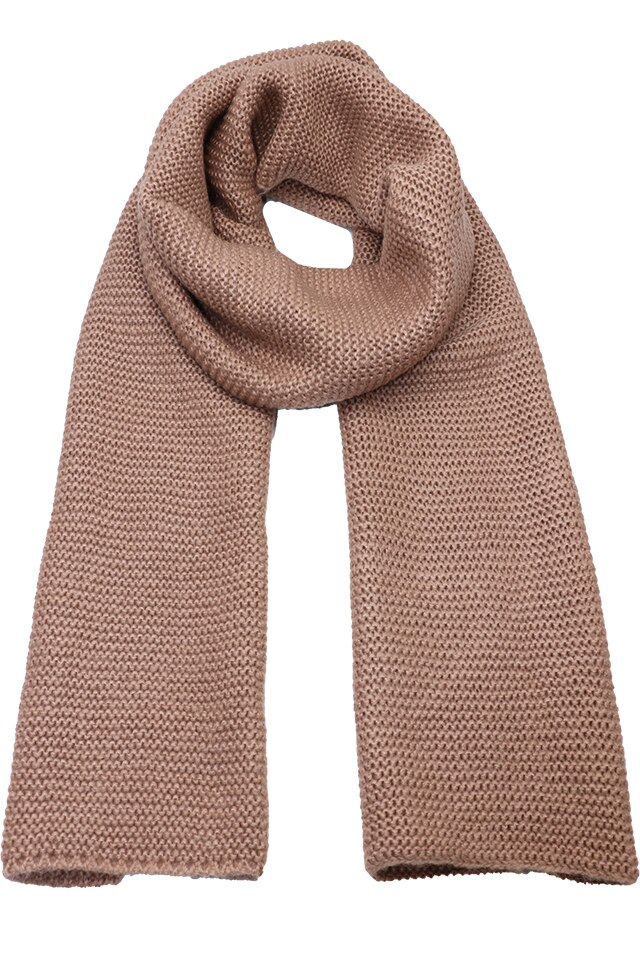 Fular pentru femei, tricotat din poliester, supradimensionat, sezon rece, Adina ZR-12-9 Roz pudrat