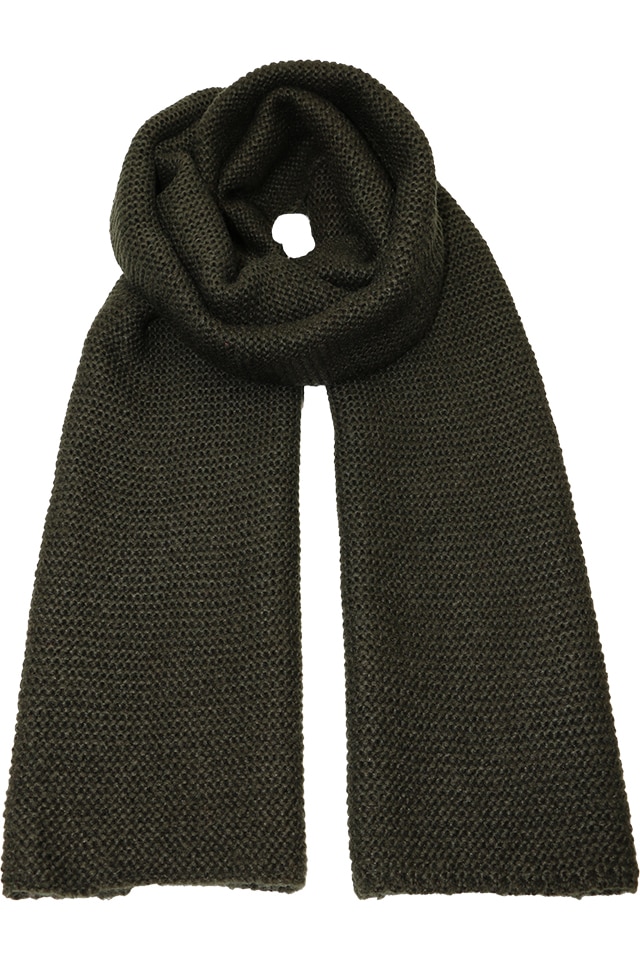 Fular pentru femei, tricotat din poliester, supradimensionat, sezon rece, Adina ZR-12-5 Verde