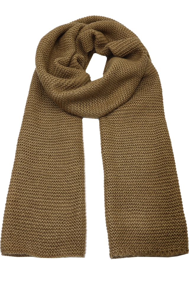 Fular pentru femei, tricotat din poliester, supradimensionat, sezon rece, Adina ZR-12-3 Khaki