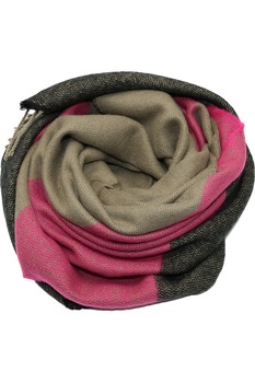 Fular sau sal pentru femei, supradimensionat, din poliester, toamna iarna, 2 culori, roz gri, ZS-20-4 Ana Fular sau sal pentru femei, supradimensionat, din poliester, toamna iarna, 2 culori, roz gri, ZS-20-4 Ana