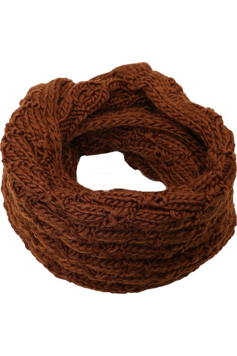 Плетен шал Joolar, За жени, Полиестер, Есен/Зима, ZR-8-4 Августина, Кафяв