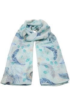 Esarfa pentru femei, din polyester subtire, primavara toamna, Animal print, Ada Li001-3 Albastru Esarfa pentru femei, din polyester subtire, primavara toamna, Animal print, Ada Li001-3 Albastru