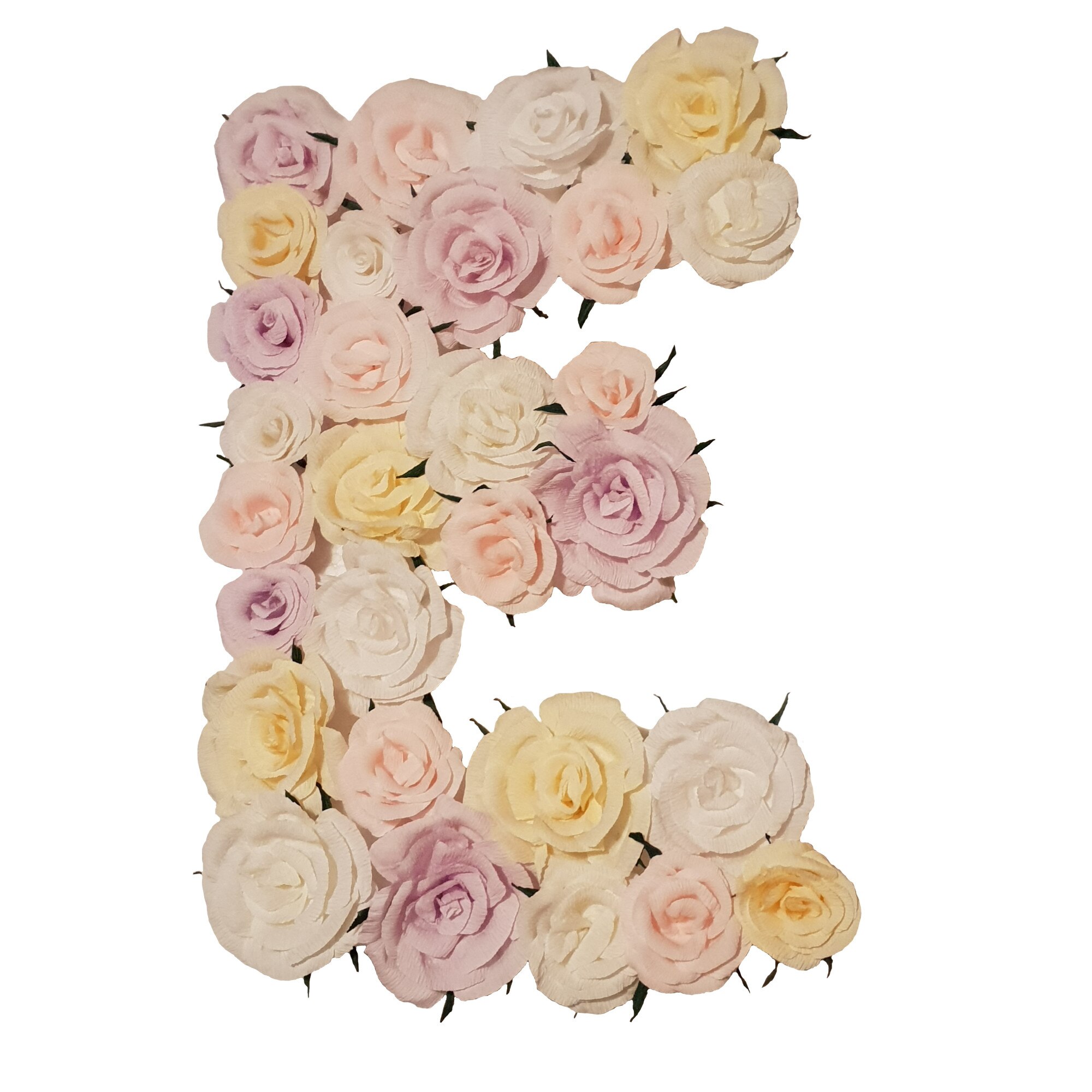 Litera volumetrica E Handmade Minis Boutique, pastel