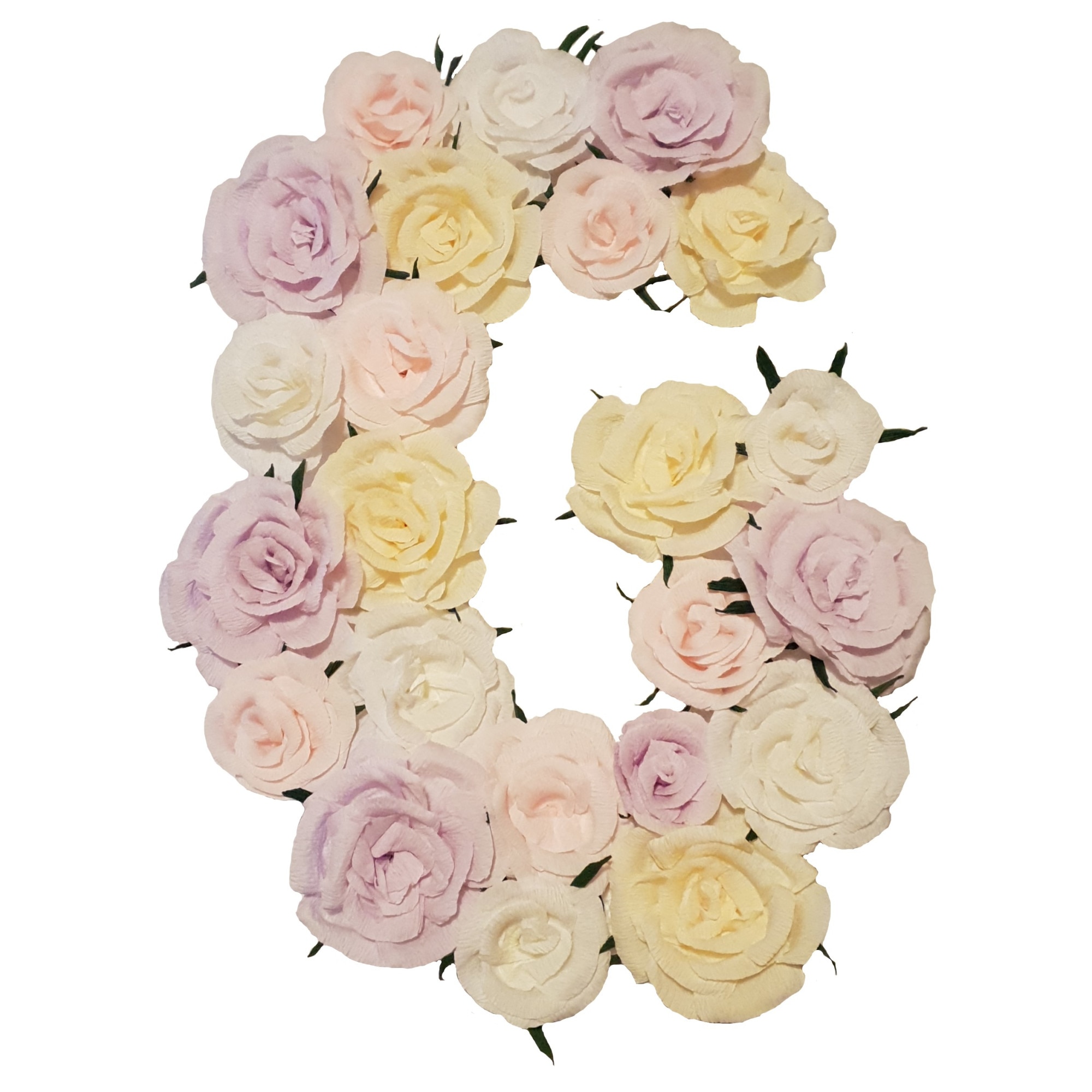 Litera volumetrica G Handmade Minis Boutique, pastel