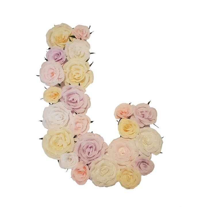 Litera volumetrica J Handmade Minis Boutique, pastel