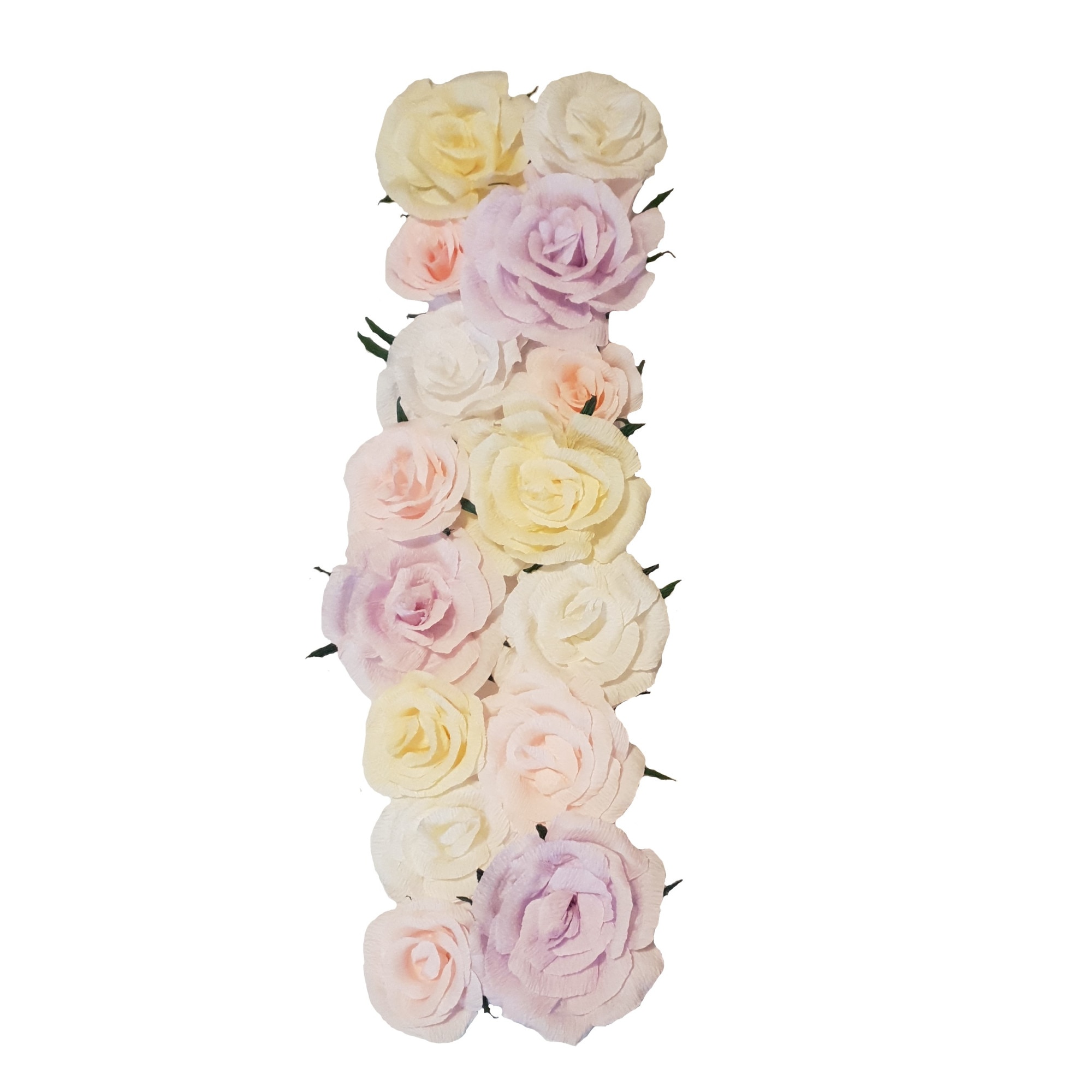 Litera volumetrica I Handmade Minis Boutique, pastel