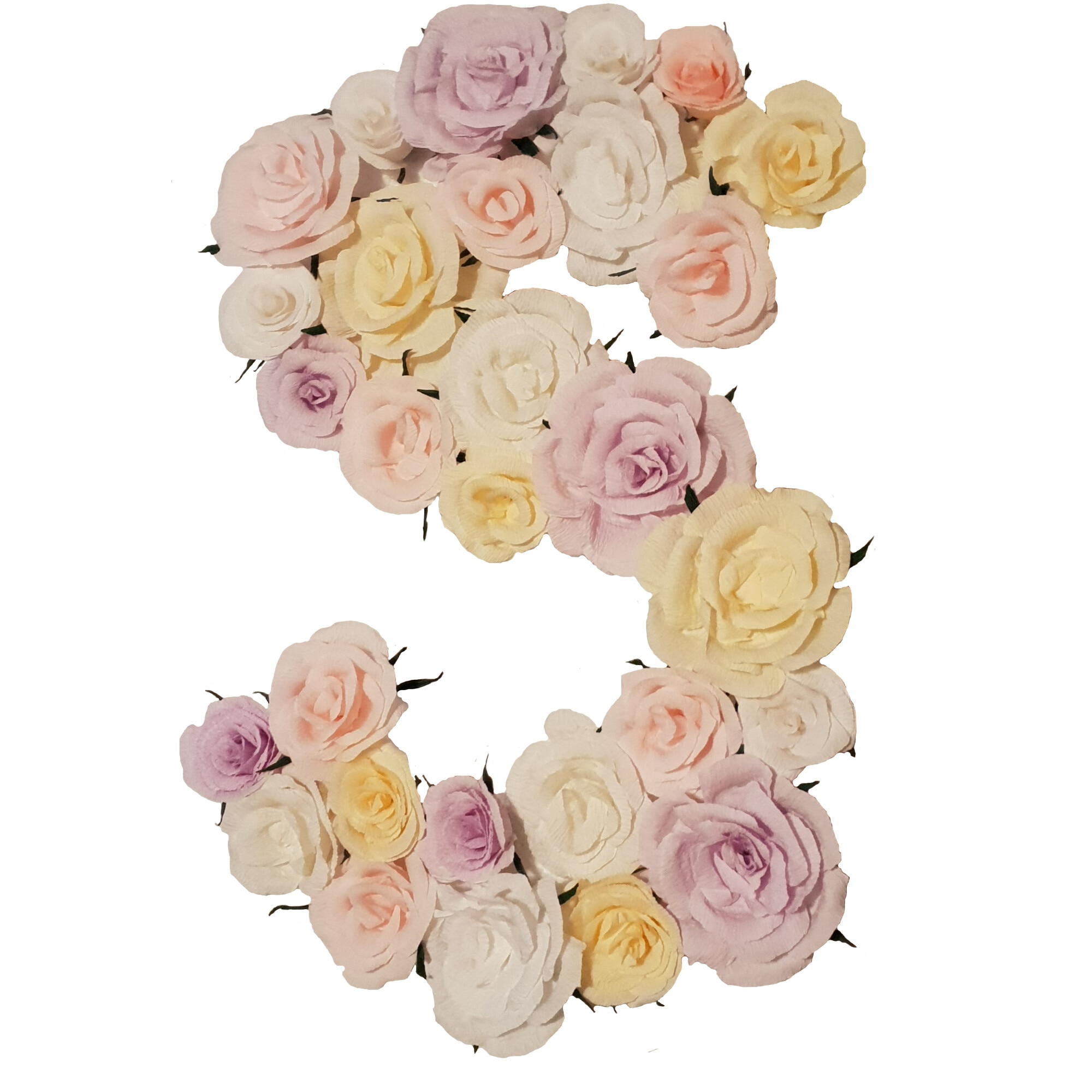 Litera volumetrica S Handmade Minis Boutique, pastel