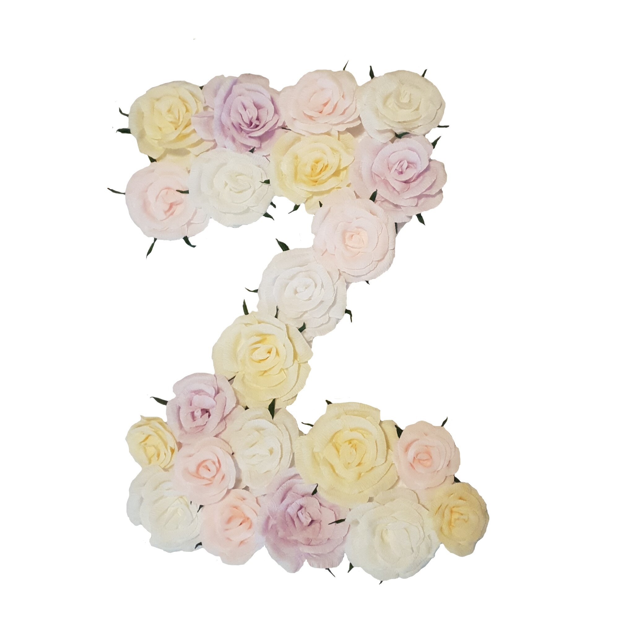 Litera volumetrica Z Handmade Minis Boutique, pastel