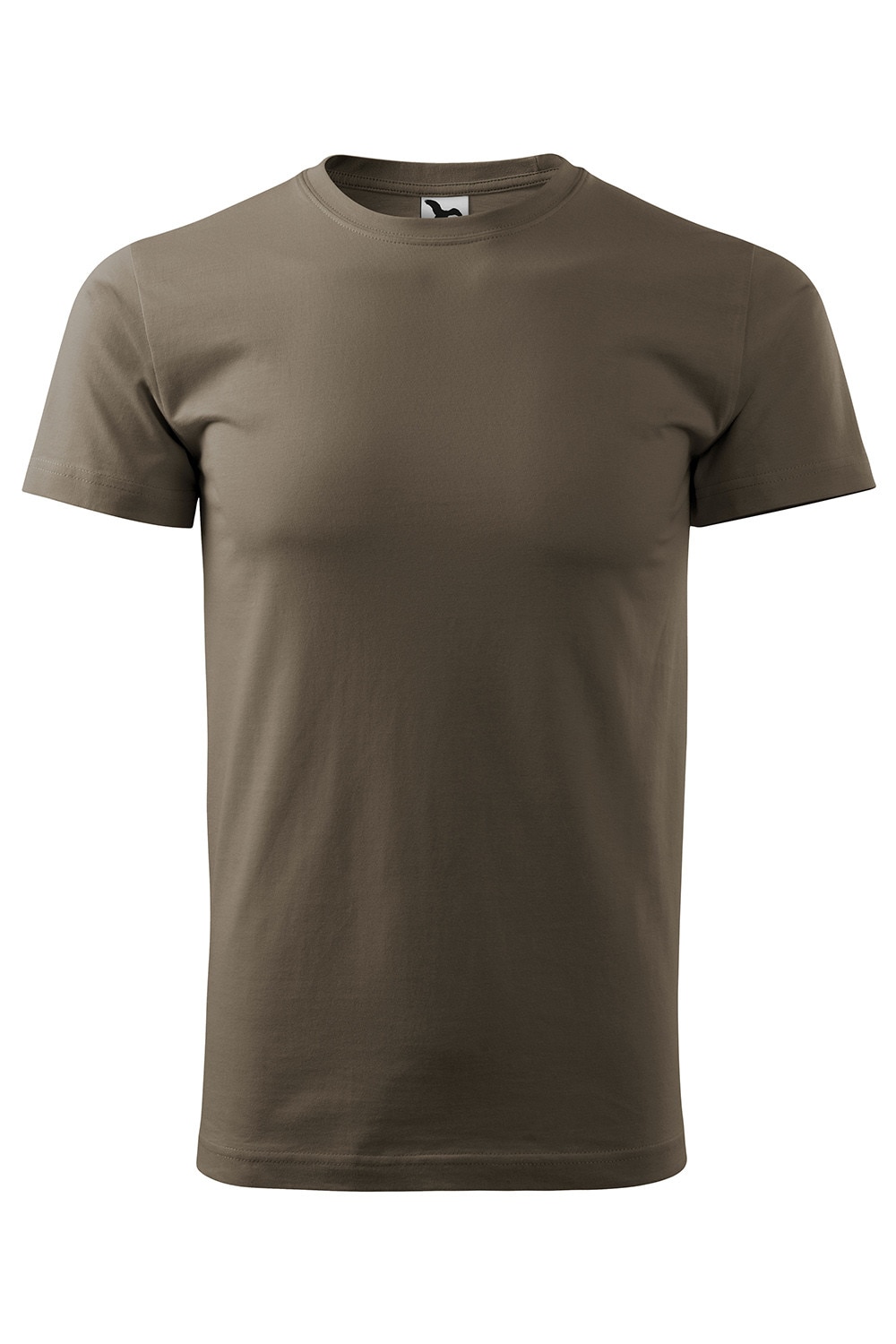 Tricou de barbati basic cu maneca scurta, Verde army