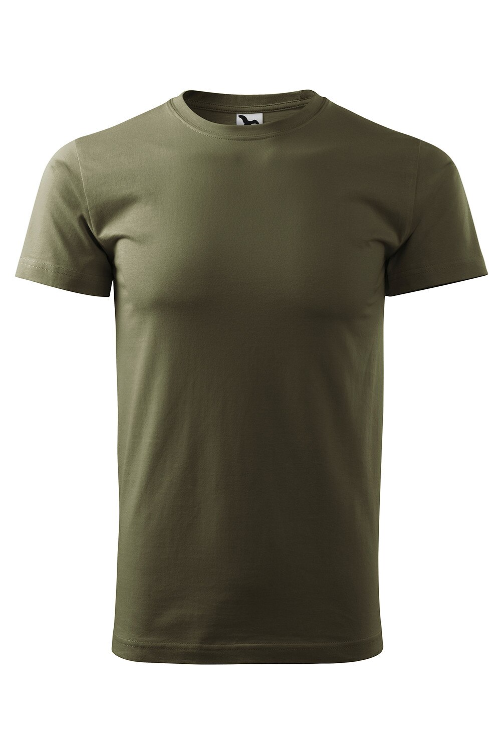 Tricou de barbati basic cu maneca scurta, Verde military