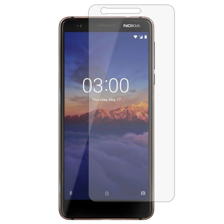 9H протектор за екран, за Nokia 3.1 (2018), 2.5D, 0.3 mm