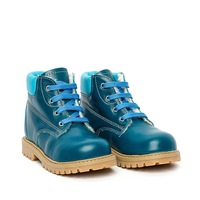 Ghetute copii piele Luca albastru PjShoes 20