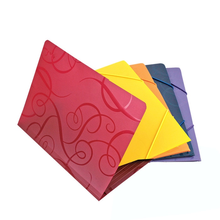 Pachet 4+1 Gratis Mapa plastic cu elastic Forpus Barocco