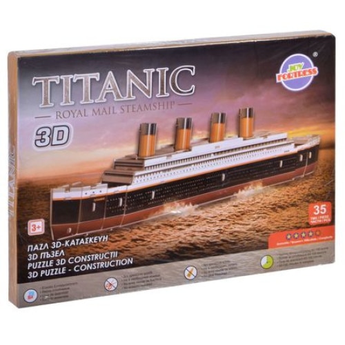 Puzzle 3D , Titanic iMK, 35 piese