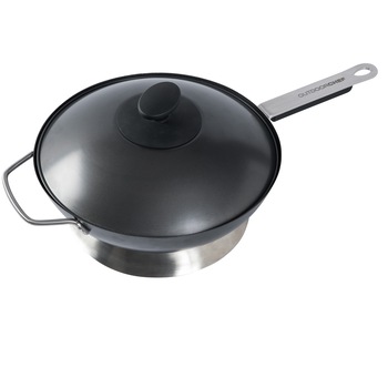 Set tigaie OUTDOORCHEF, cu capac, tip wok, 3 L Set tigaie OUTDOORCHEF, cu capac, tip wok, 3 L