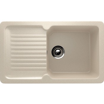 Chiuveta Bucatarie Dreptunghiulara Compozit Ulgran U-506-328, Bej, Reversibila, Sifon Complet inclus Chiuveta Bucatarie Dreptunghiulara Compozit Ulgran U-506-328, Bej, Reversibila, Sifon Complet inclus