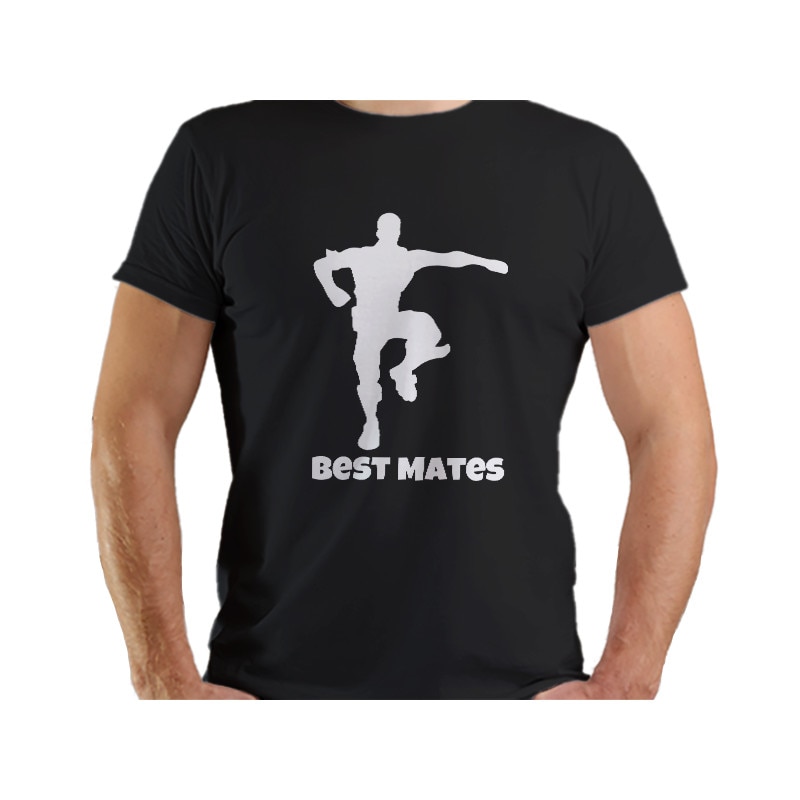 Tricou Fortnite Best Mates, Marime S, negru