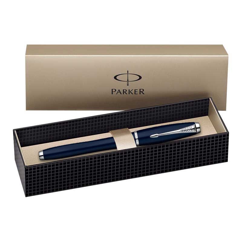 Set Roller Parker Urban Mat Navy CT + mina roller in caseta de cadou