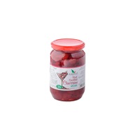 Cirese rosii confiate cu codita in sirop, pentru cocktail, Natural, ITALPROD, 800 g