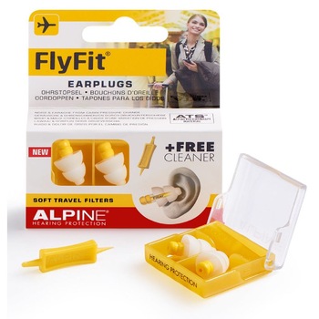 Dopuri Antifonice pentru calatoria cu avionul - Alpine MusicSafe FlyFit Mini Grip Editie 2019 Dopuri Antifonice pentru calatoria cu avionul - Alpine MusicSafe FlyFit Mini Grip Editie 2019
