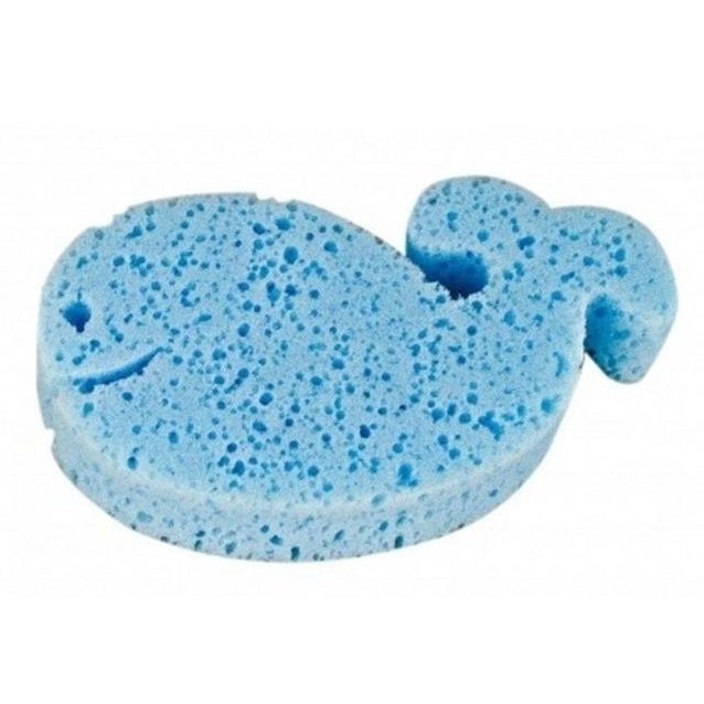 Burete baie, balena, albastra, 17x8 cm