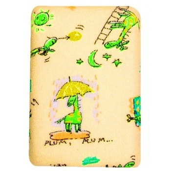 Burete baie, flausat, galben, 11x7 cm Burete baie, flausat, galben, 11x7 cm