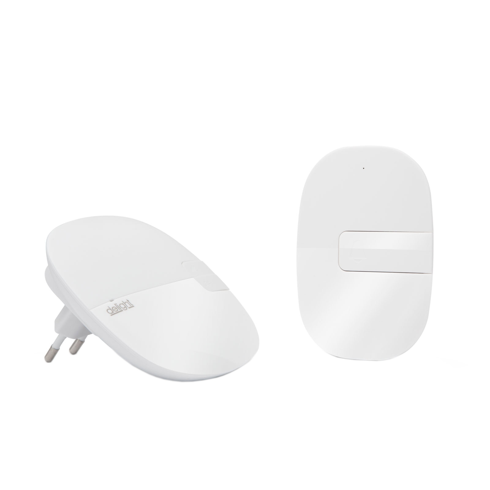 Sonerie wireless Delight, 36 tonuri, 60-95 dB, 100 m, Alb