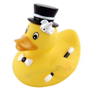 Ratusca baie, cu joben, galbena Ratusca baie, cu joben, galbena