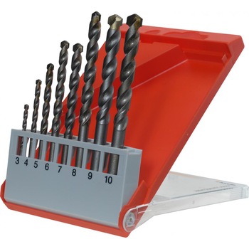 Set 8 burghie cilindrice KWB, 4 - 10 mm Set 8 burghie cilindrice KWB, 4 - 10 mm