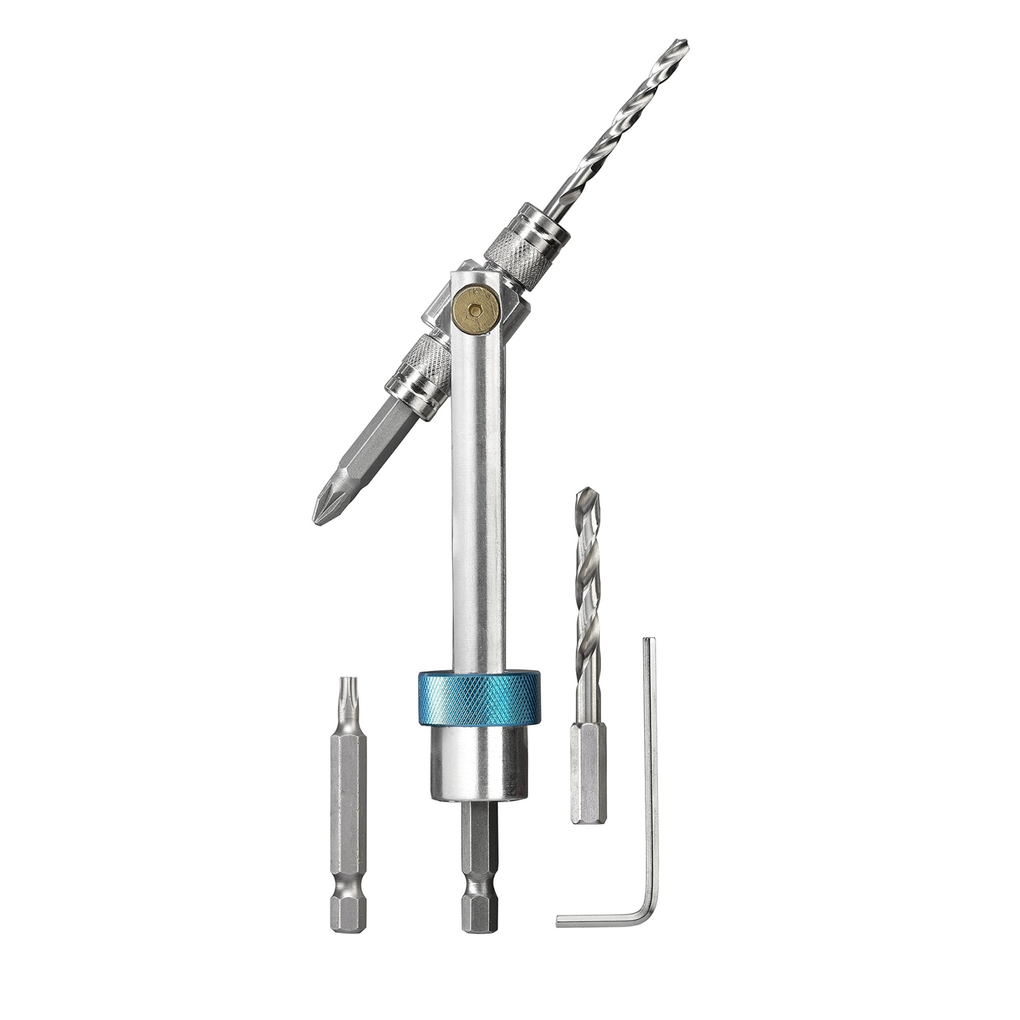 Set accesorii KWB, dublu bit holder + biti 50 mm + bughie 4 mm, 5 mm