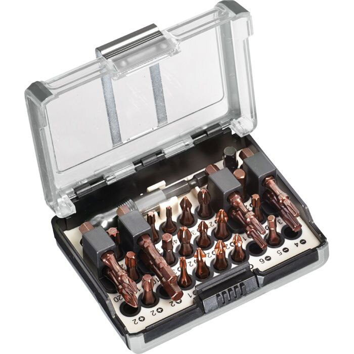 Set biti torsiune si adaptor KWB 49163710, 28 piese