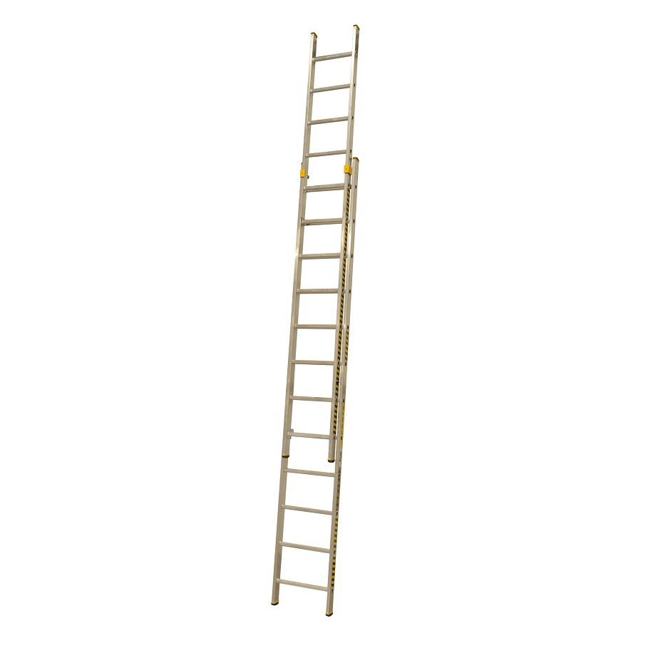 Scara profesionala culisanta Alverosal Forte Plus, 2 tronsoane, 12 trepte, 6.09 m