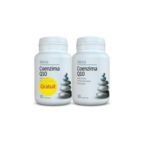 Pachet Coenzima Q10 10mg Alevia 30cpr 1+1gr