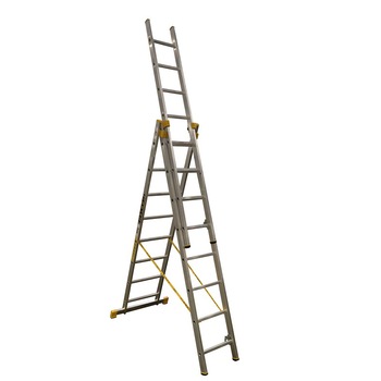 Scara profesionala Alverosal Forte Plus, 3 tronsoane, 8 trepte, 3.83 m Scara profesionala Alverosal Forte Plus, 3 tronsoane, 8 trepte, 3.83 m