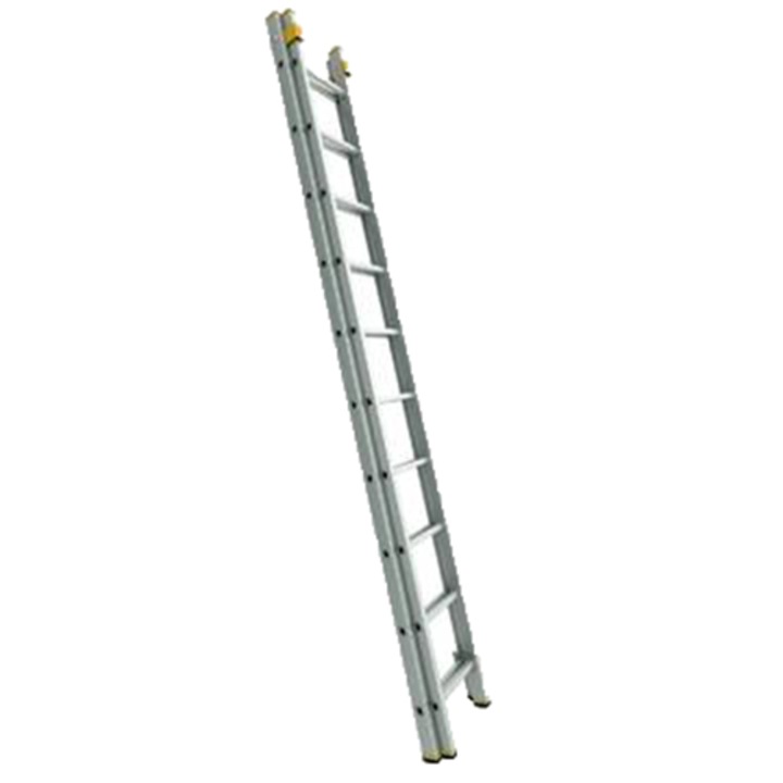 Scara profesionala culisanta Alverosal Forte Plus, 2 tronsoane, 10 trepte, 4.96 m