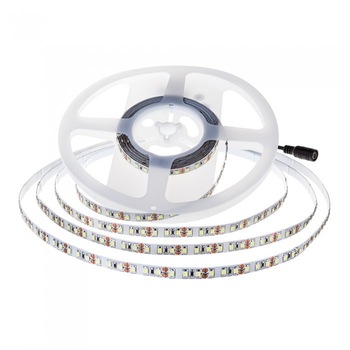 Banda LED V-TAC SMD 3528 120 LED/Metru, Alb Cald, IP20 - Rola 5Metri Banda LED V-TAC SMD 3528 120 LED/Metru, Alb Cald, IP20 - Rola 5Metri
